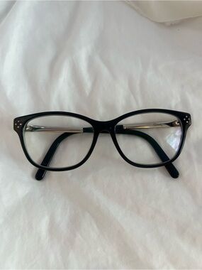 Chloe Black Cat-Eye Style Eyeglasses